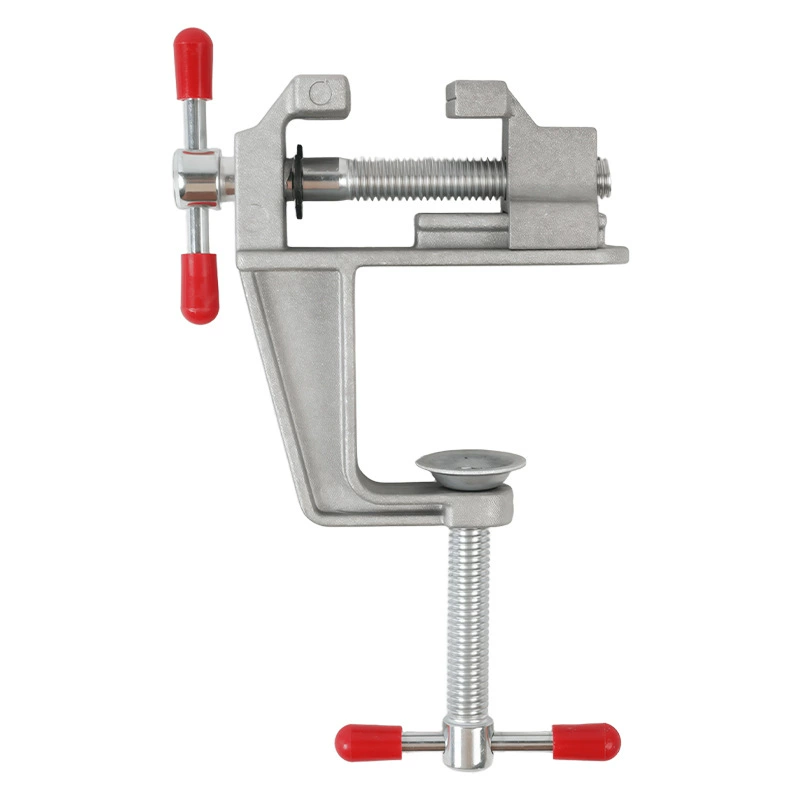 Трансграничные тиски для скамейки из алюминиевого сплава, мини-тиски для скамейки, плоские плоскогубцы, мини-тиски для скамейки, настольные тиски, маленькие тиски для дома