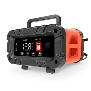 E-FAST 7-segment 12V24V motorcycle battery charger car battery smart charger