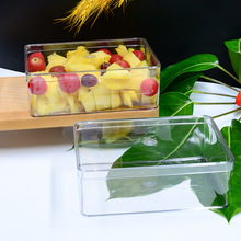 大号透明塑料盒子长方形超大商用虫草名贵礼品包装盒烘焙饼干盒