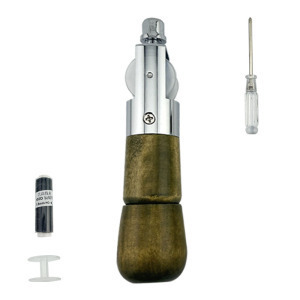 DIY cuero hecho a mano tallado forma herramienta aceite pluma sello cuchillo de corte punzonado