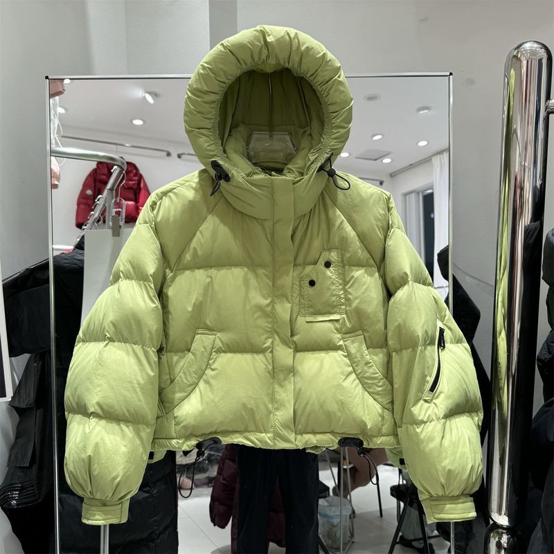 短款连帽棉韩系加厚宽松上衣2025年秋冬季百搭时尚新款棉服外套|undefined