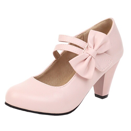 Women's 40-48 Size Ultra-High Heel Ankle Boots New Spring and Autumn Mary Jane Shoes