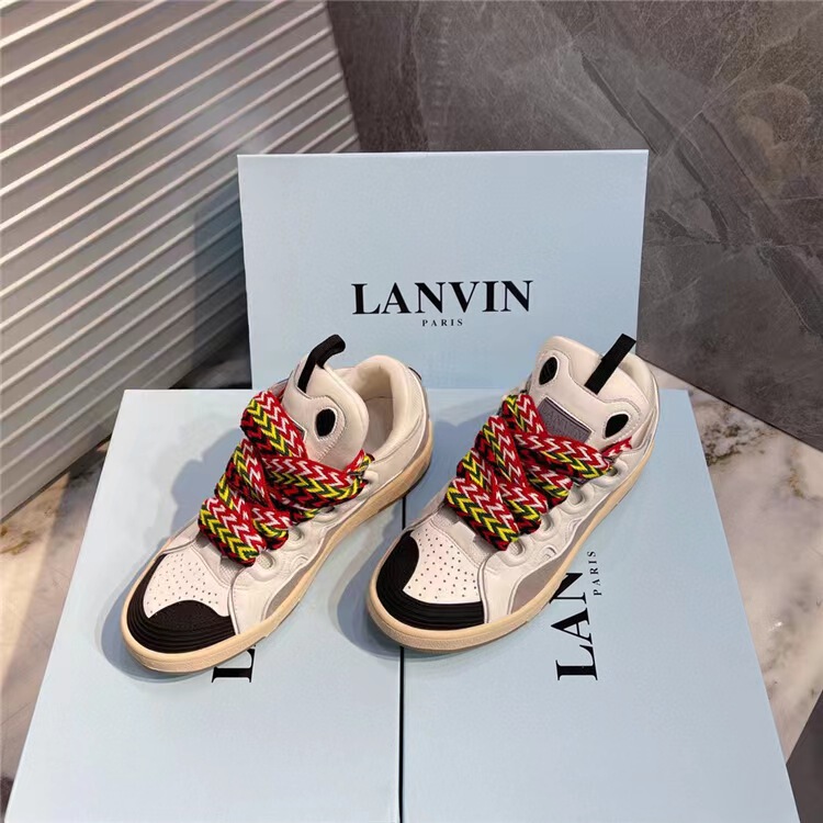 Langfan Splash-ink Bread Shoes Thick-soled Color-blocked Moral Training Shoes Couple White Shoes Lace-up Men's and Women's Casual Running Skateboard Shoes Langfan Splash-ink Bread Shoes Thick-soled Color-blocked Moral Training Shoes Couple White Shoes Lace-up Men's and Women's Casual Running Skateboard Shoes