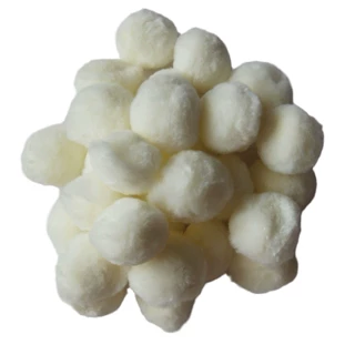 钢铁厂循环水过滤用纤维球滤料 游泳池水过滤用纤维球滤料 悬浮球