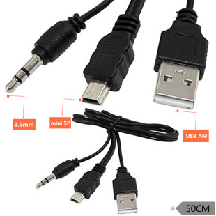 �S��ֱ�N����USB���侀һ�ֶ����l�� mini5p��3.5���wUSB���侀