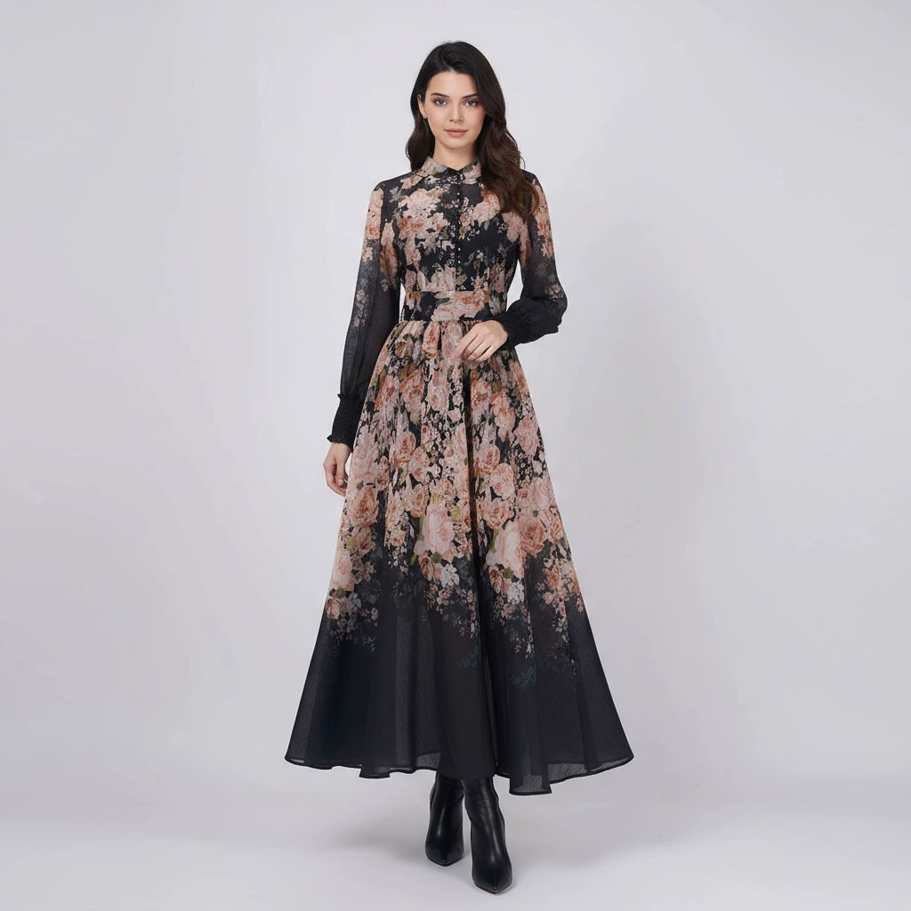 Трансграничная внешнеторговая независимая станция Австралийская новая цветочная тонка из шелка