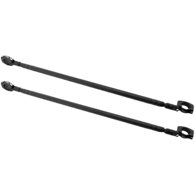Applicable to calf electric vehicles U + a U +/U + B/UQi, reinforced body bars, frame reinforced balance bars (Motorcycle frame) - mavericks-u-uqi-reinforcement-bar-black-pair