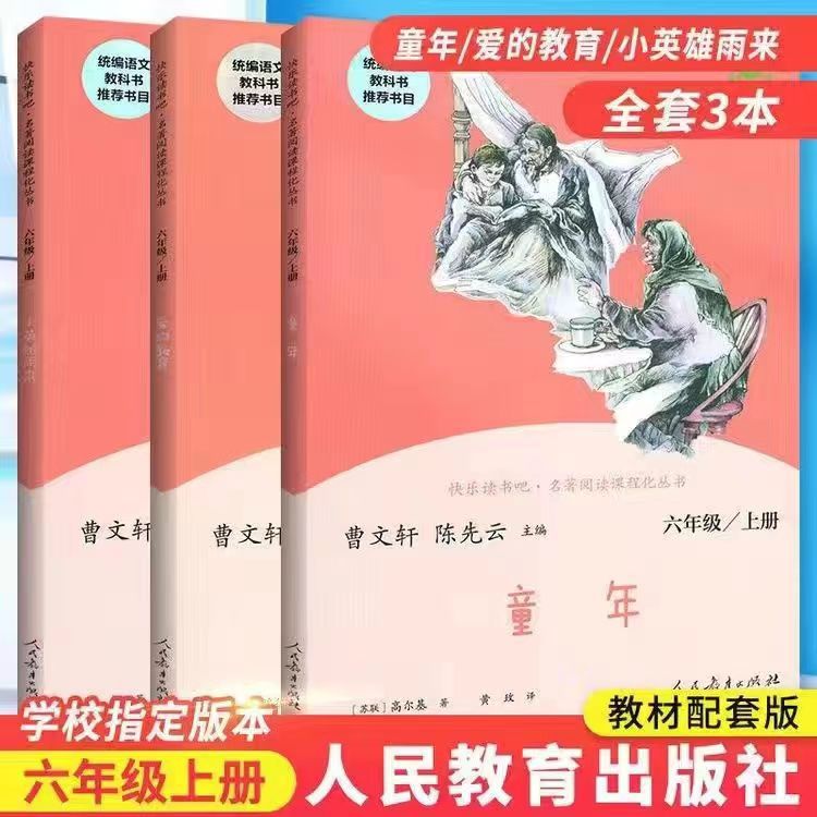 Read 3 books in the first volume of the sixth grade