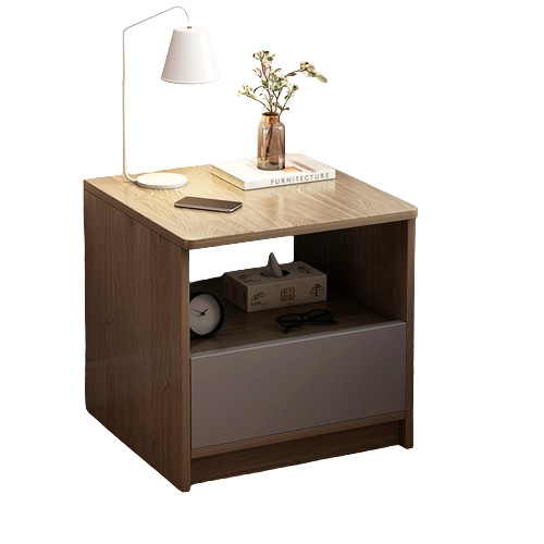 Mesita de noche luz dormitorio de lujo moderno minimalista Hotel habitación de invitados dormitorio mesita de noche armario simple estante de almacenamiento de noche