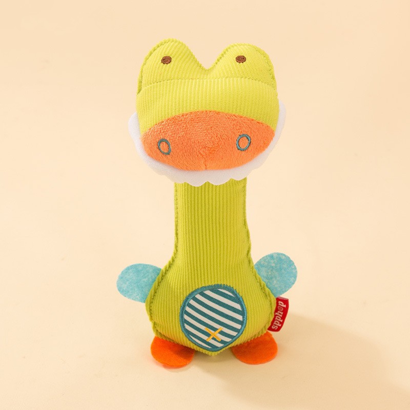 Zoo perro juguete de peluche sonido resistente a los mordiscos Teddy Bear Cat molar suministros para mascotas entrega de una pieza