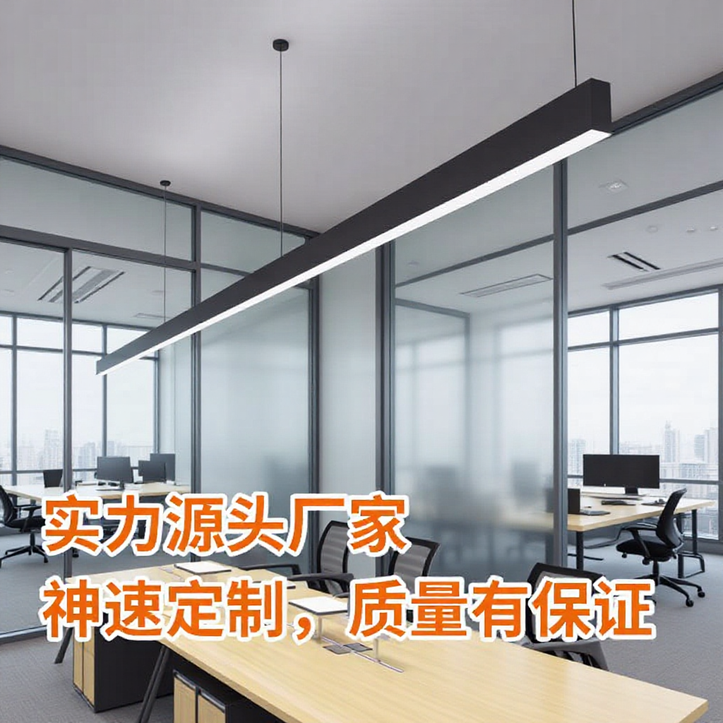 LED長尺照明 学校用防眩眼保護吊り下げ照明 オフィス用無商業照明 工場直送