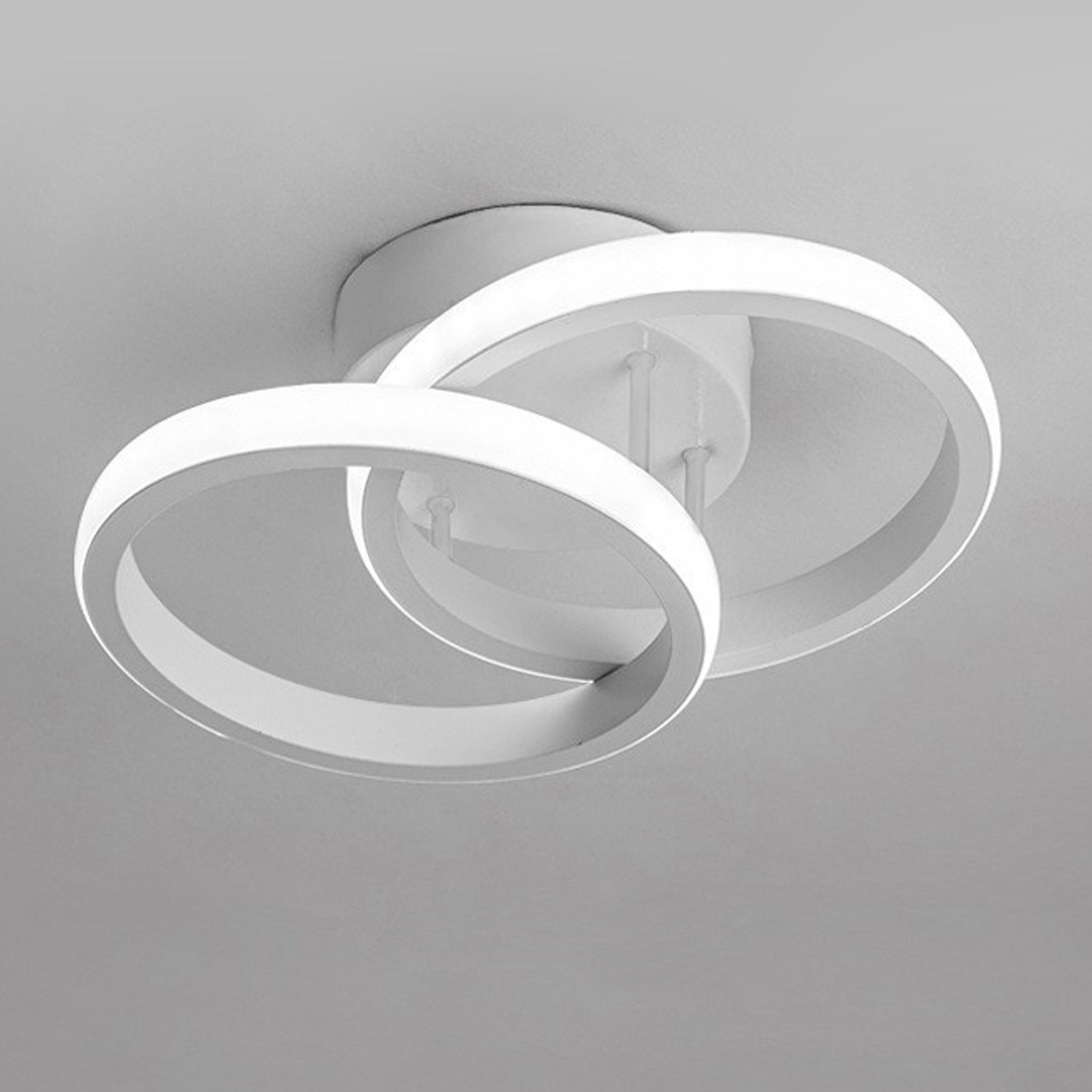 Lámpara de Techo LED Moderna de Aluminio e Hierro con Luz Tricolor para Sala de Estar y Dormitorio image 31