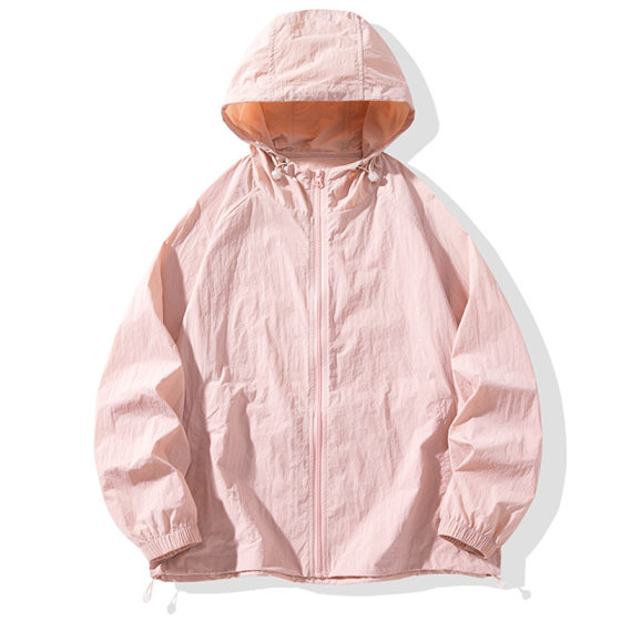 UPF50 Ice Silk Sunscreen Clothing Men's Spring and Summer Thin Outdoor Mountaineering UV Protection Fishing Breathable Hooded Sunscreen Clothing