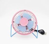 Metal small table cartoon cute air fan for elementary school students, 6 inches, 4inch