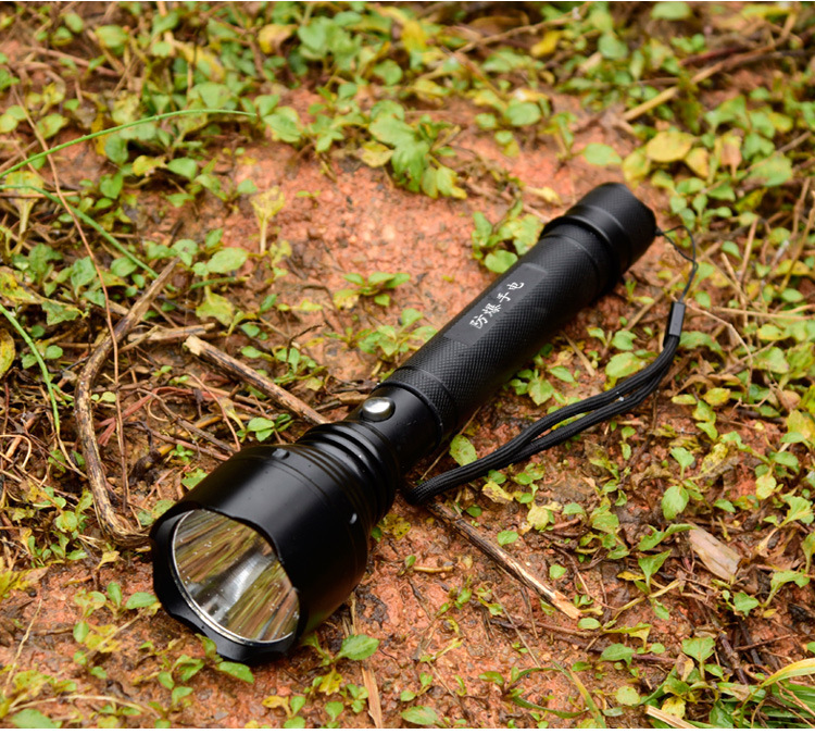 Cross-Border New Model Outdoor High-Brightness Flashlight, Small and Portable, Aluminum Alloy Explosion-Proof Led Flashlight with Long Battery Life
