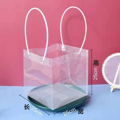 Caja de pastel de queso vasco 6 7 8 10 pulgadas Qifeng queso ligero mousse punto tostado embalaje cuadrado engrosado