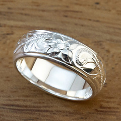 Cao Shi European & American Classic Ring for International Trade &mdash; Unisex Floral Design, Simple & Versatile Everyday Ring