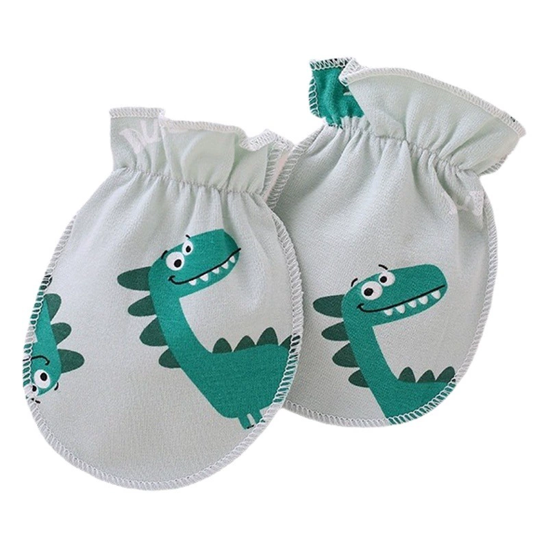 Детские перчатки против царапин, грызущие перчатки из чистого хлопка, маленькие перчатки для новорожденных, защита рук 0-3 месяца