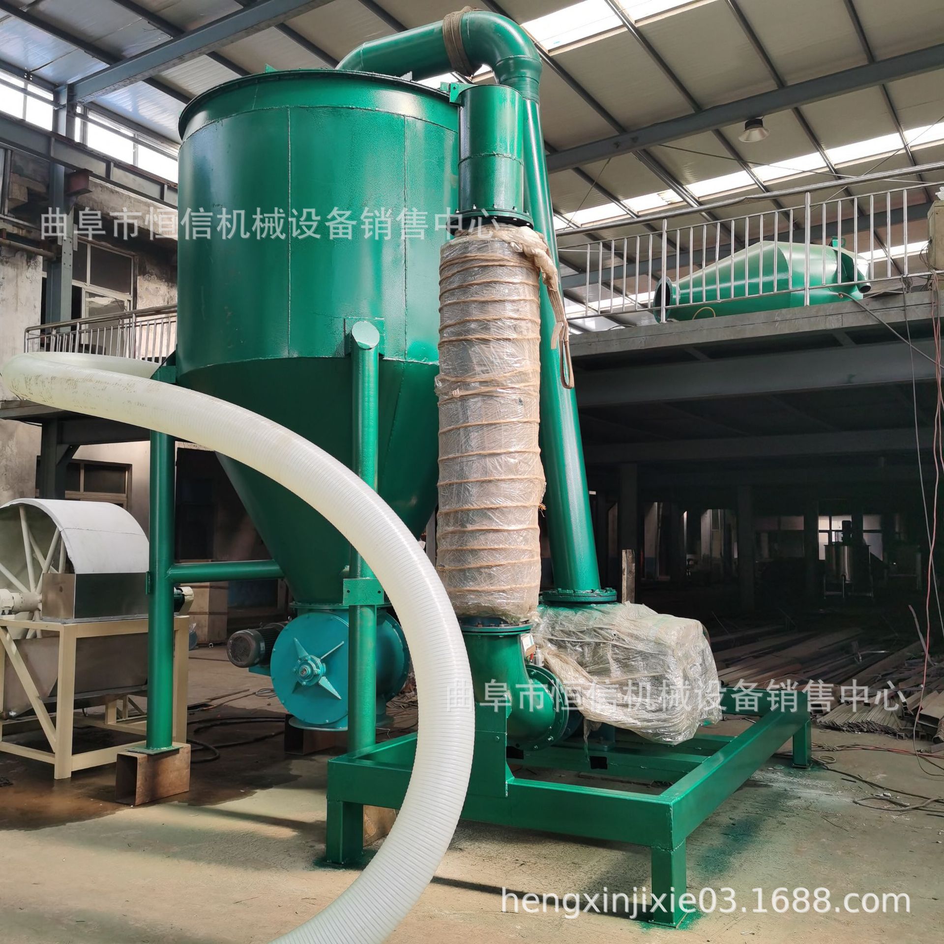 2021新型水泥灰气力吸灰机 无粉尘稻壳谷壳气力吸粮机 质优价廉