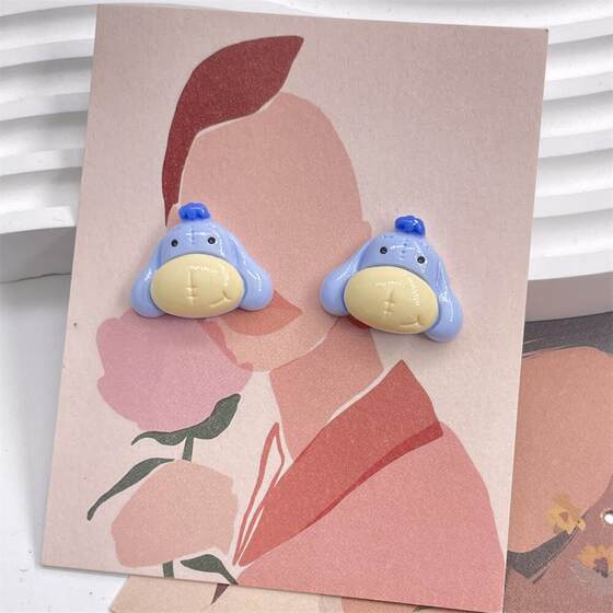toy doll combination new cartoon resin accessories diy phone case cream gel handmade hairpin patch