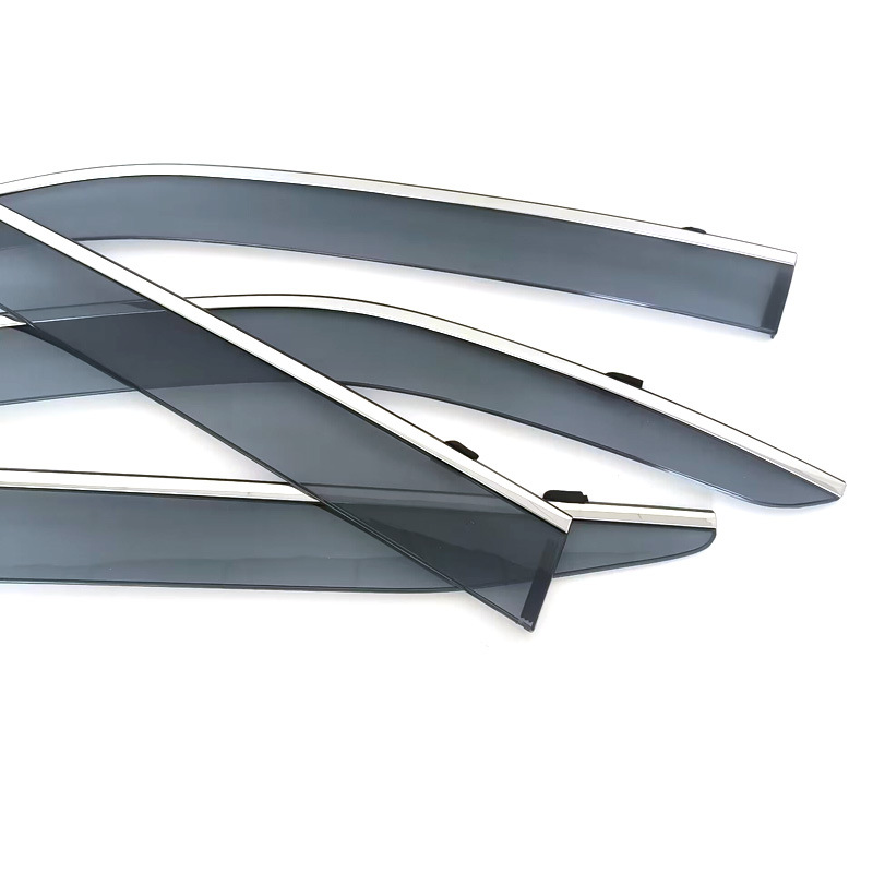 Toyota – Toyota 2023 Land Rain shield - 23-lc300-pc-material-with-stainless-steel-trim