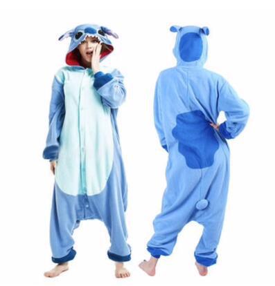 Elfo de mascotas Bao Ke Meng Yibei Azul Elfo de Dibujos Animados de una sola pieza de dibujos animados pijamas estudiante co hombres y mujeres ropa de rendimiento transfronterizo