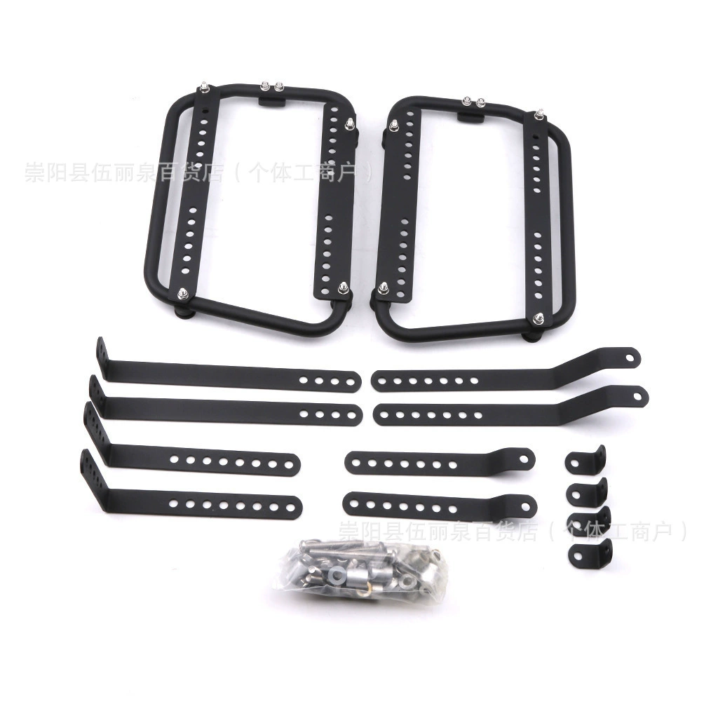Универсальный кронштейн боковой коробки для мотоцикла Kawasaki Yamaha Suzuki Honda из алюминиевого сплава боковой каркас