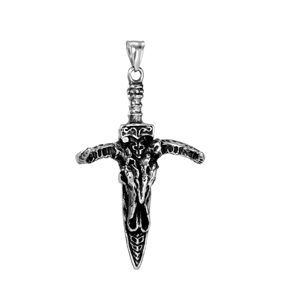 Retro trend accessory stainless steel hip-hop style