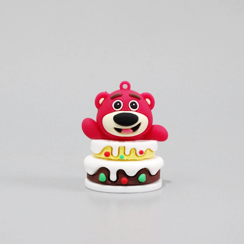 Игрушечное мороженое Toy Story, клубника, медвежонок, пластиковая фигурка, декор для выпечки, подвеска-карусель