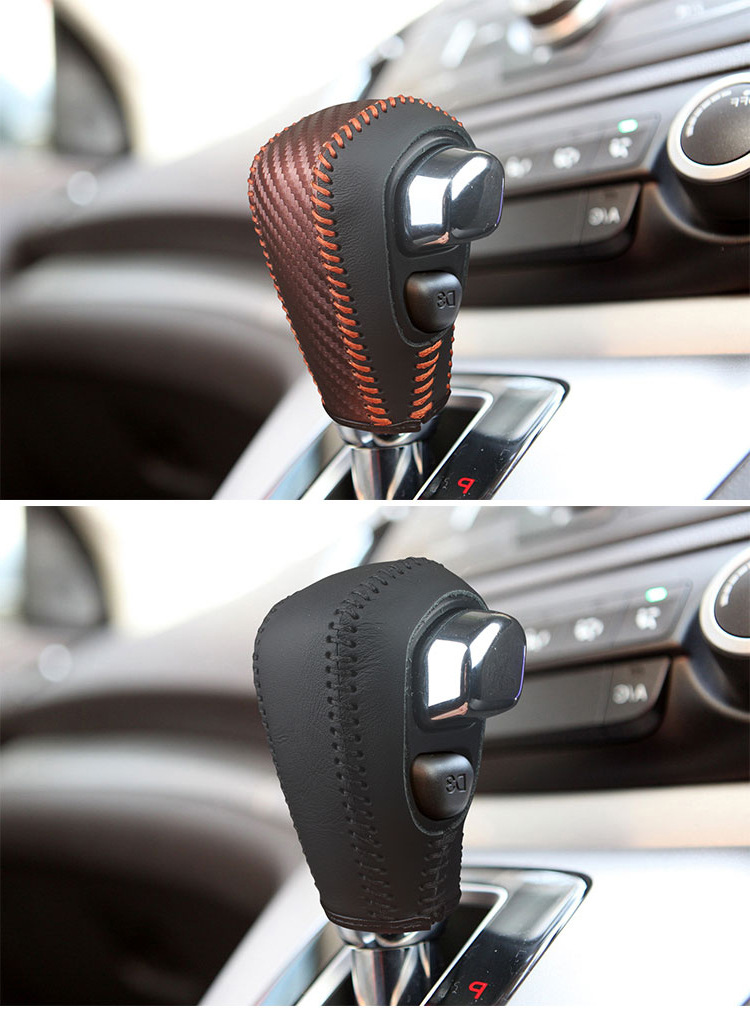 Suitable for Right-Hand Drive 12-13-14 Model Honda Old Crv Automatic Transmission Leather Gear Shift Cover Right-Hand Drive