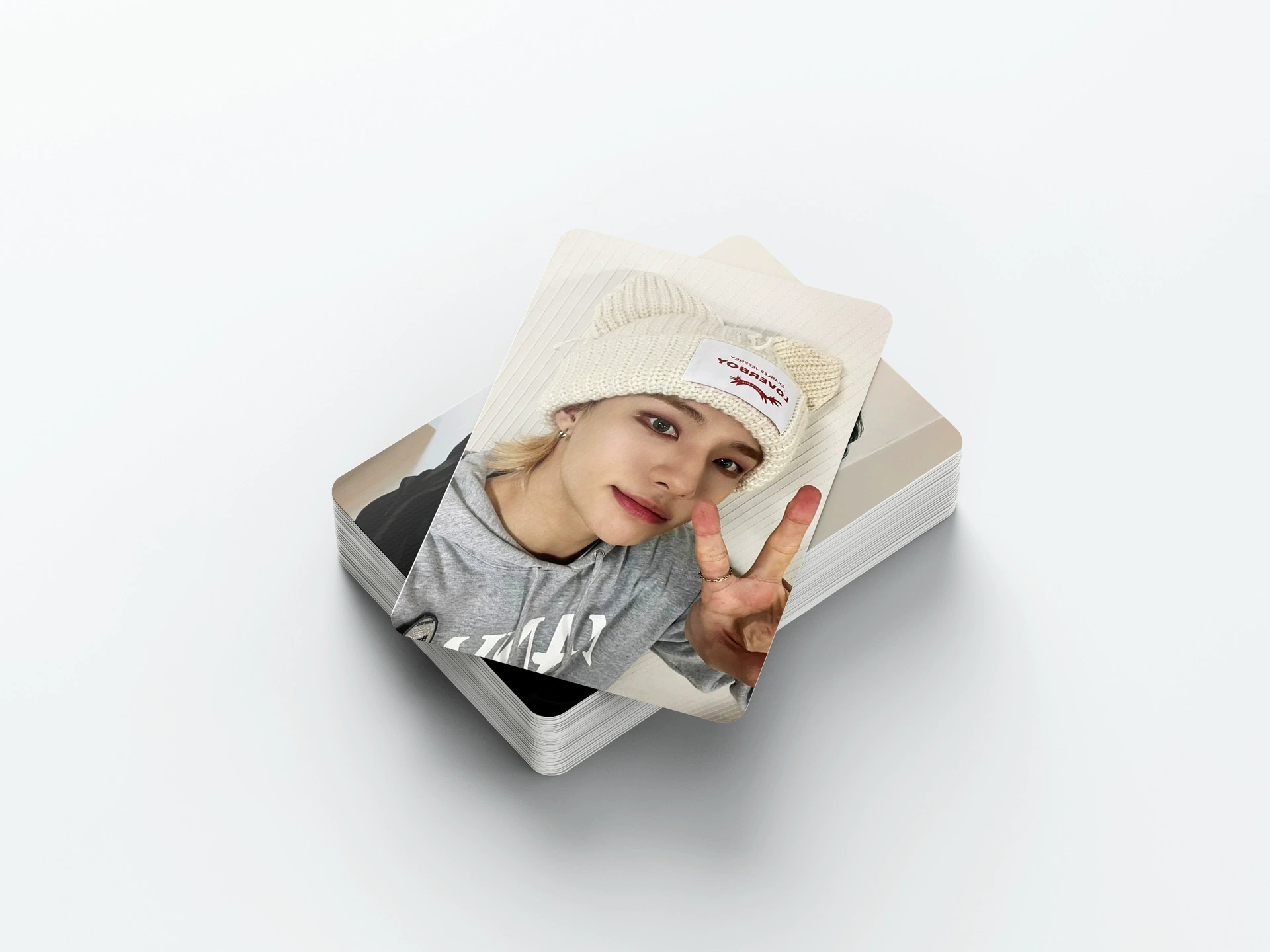 Набор карточек-фото Straykids Hyunjin (Хуан Яньчэн) — 55 карточек в стиле LOMO, коллекционные