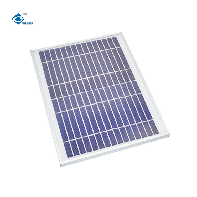 余姚志旺10W多晶铝框玻璃光伏板15V太阳能0.67A组件高转换率