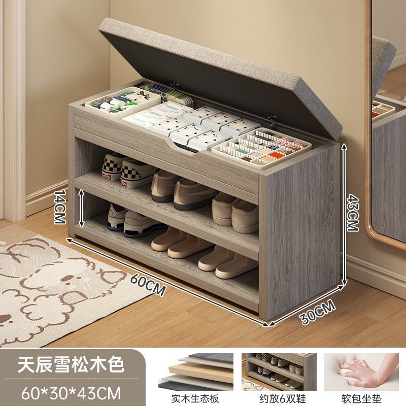 Fábrica directa taburete de zapatos puerta de entrada doméstica taburete de asiento taburete de zapatos muy estrecho en la puerta de asiento taburete de zapatos image 22