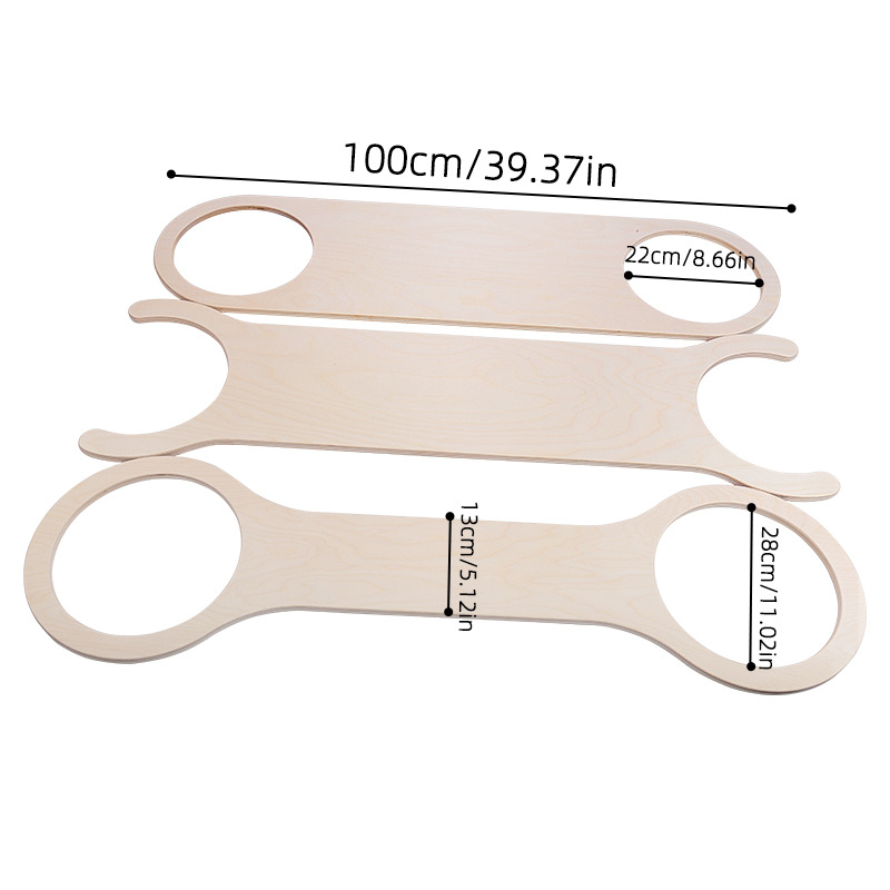 Equipo de entrenamiento sensorial tablero de equilibrio táctil del jardín de infantes juguetes domésticos en el vestíbulo del puente de equilibrio de puente de madera única Interior para niños