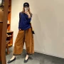 宽松工艺百搭复古阔腿裤