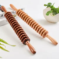 Массажная палочка для расслабления мышц, роликовая палочка, волчий зуб, фасция, роликовая палочка для похудения, деревянная палочка для йоги, оптовая продажа