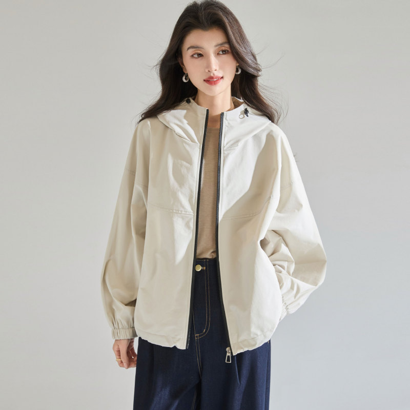 26Spring Light Outdoor Casual Style Hooded Drawstring Loose Slimming Sports Jacket Sun Protection Jacket 25757m Colors 26Spring Light Outdoor Casual Style Hooded Drawstring Loose Slimming Sports Jacket Sun Protection Jacket 25757m Colors