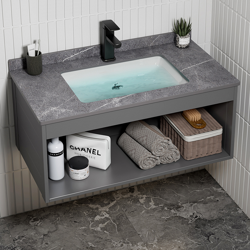 Simple Space Aluminum Wall-Mounted Washbasin Ceramic Wall-Mounted Washbasin Small Apartment Bathroom Home Washbasin Simple Space Aluminum Wall-Mounted Washbasin Ceramic Wall-Mounted Washbasin Small Apartment Bathroom Home Washbasin