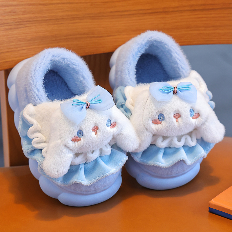 Otoño e Invierno de los nuevos niños Zapatillas de algodón niños y niñas de Interior de dibujos animados lindo niñas zapatillas bebé infantil Zapatillas de algodón