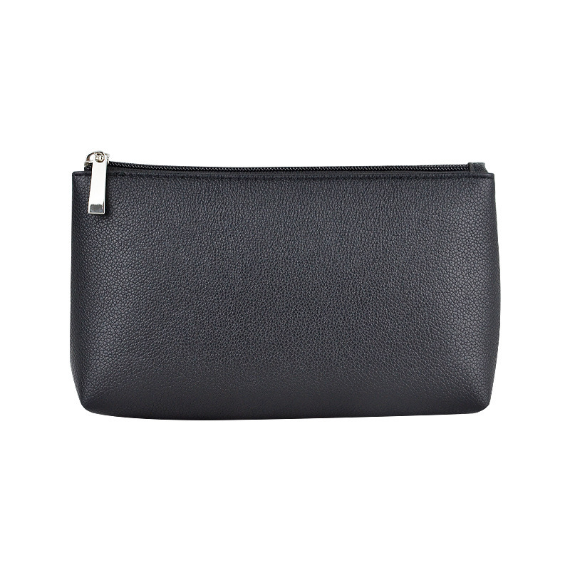 Bolsa de almacenamiento negro cuero pu caballo loco estriado impermeable a prueba de suciedad bolsa de maquillaje bolsa de lavado bolsa de viaje de negocios para hombres bolsa de negocios image 12