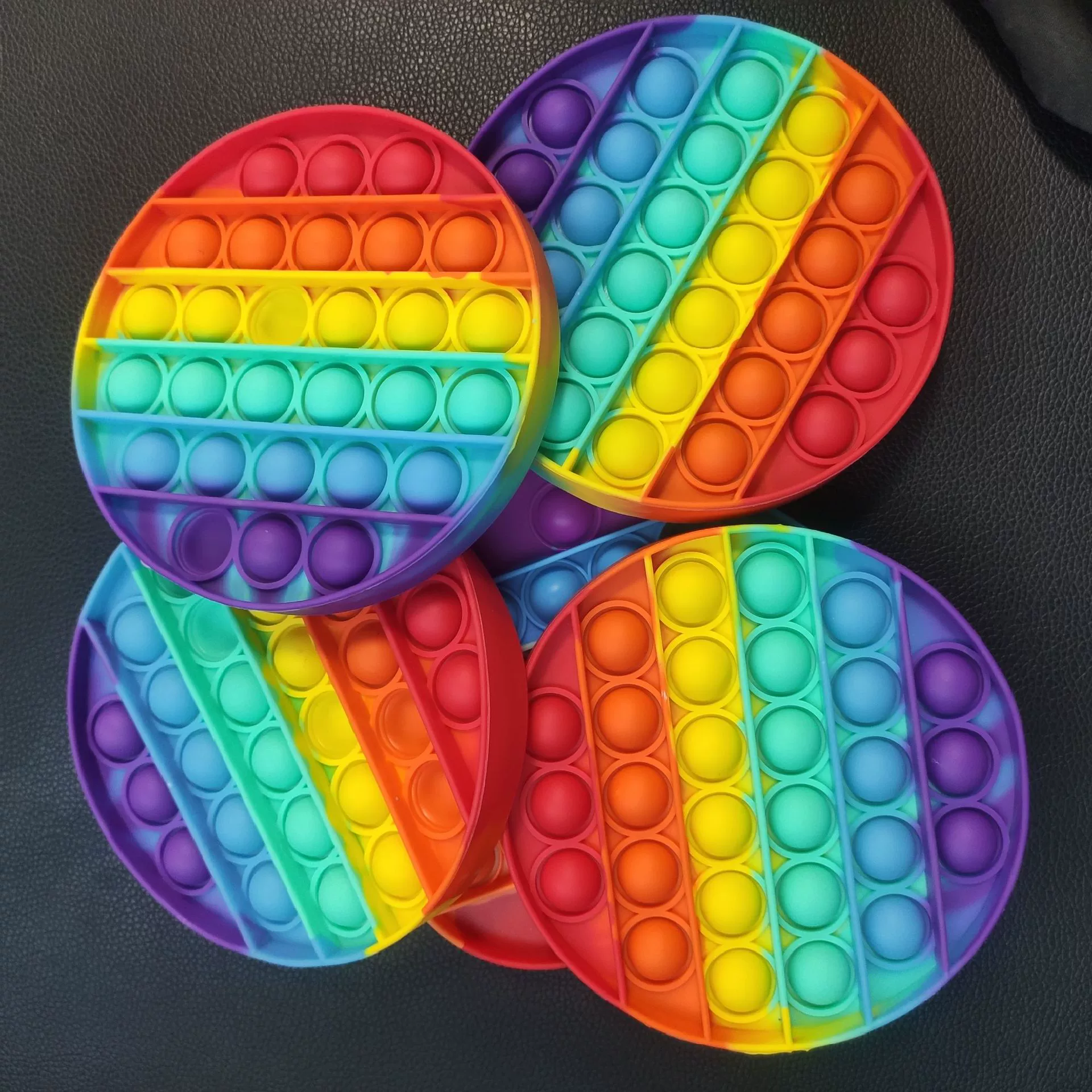 Rainbow silicone dinosaur, anti-stress, unicorn, material
