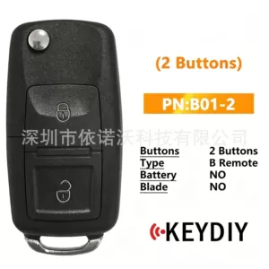 KEYDIY B01-2 KD sub-controller, a universal 2-button car remote key sub-controller, for cross-border and international markets