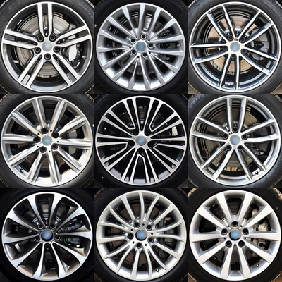 17-inch, 18-inch, 19-inch spun alloy wheels suitable for BMW 5 Series 525, modified 530, forged 3 Series, 7 Series, X1/1 Series, 320li (Hub) - 17x8j-original-car-brand-wheel-rims-for-other-models-please-send-pictures-and-consult-customer-service