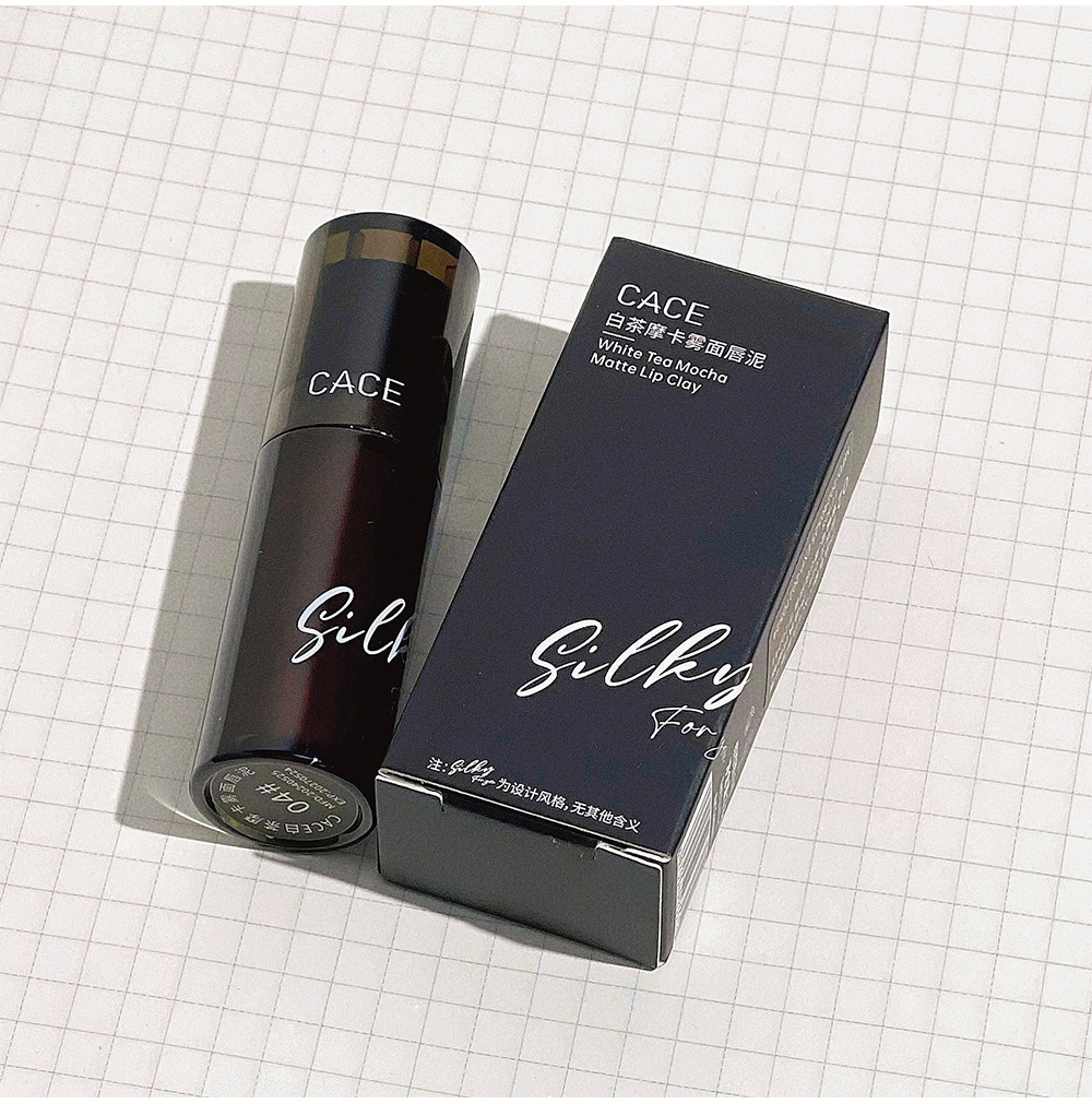 CACE White Tea Mocha Matte Lip Mud Affordable for Students, smooth and color-enhancing Lip mud matte matte wholesale undefined