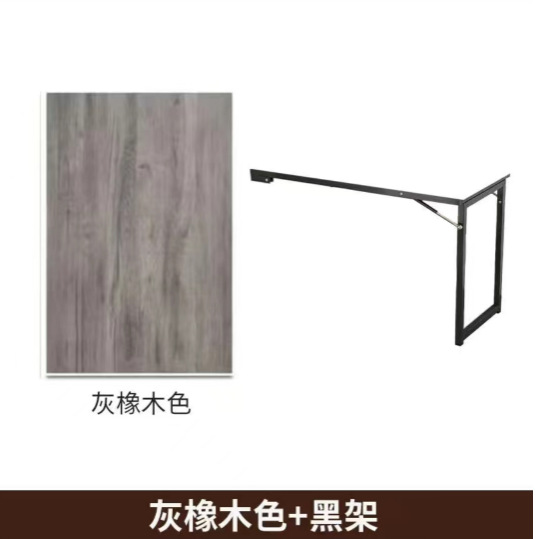Madera sólida plegable pared simple mesa de bar contra la pared mesa plegable mesa de comedor colgada pared mesa de computadora pequeña mesa