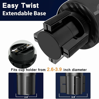 Car cup holder/beverage holder cup holder two-in-one car cup
