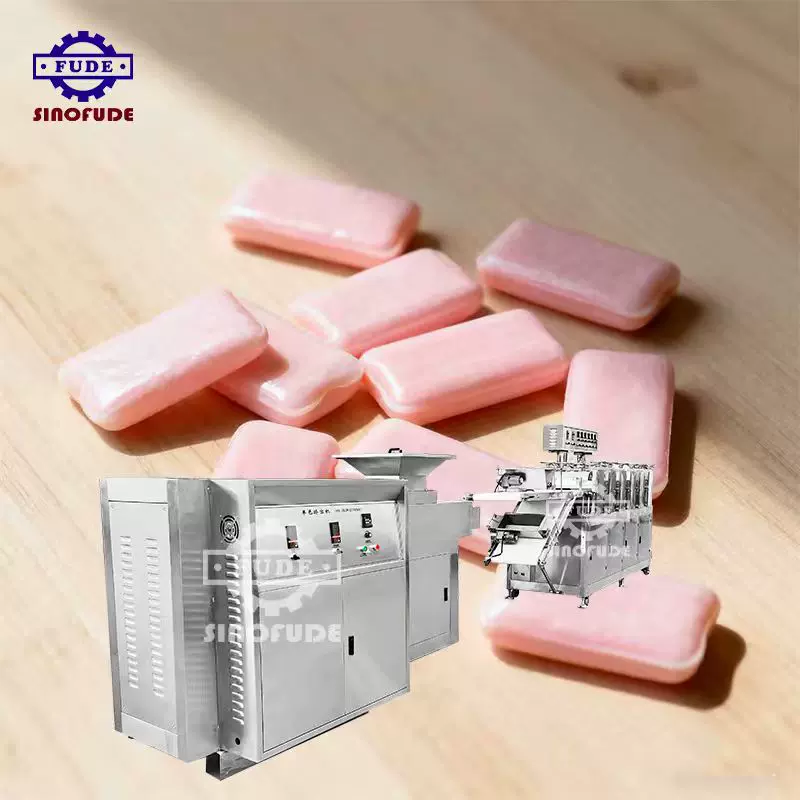 半自动口香糖生产线全自动泡泡糖成套设备糖果加工流水线