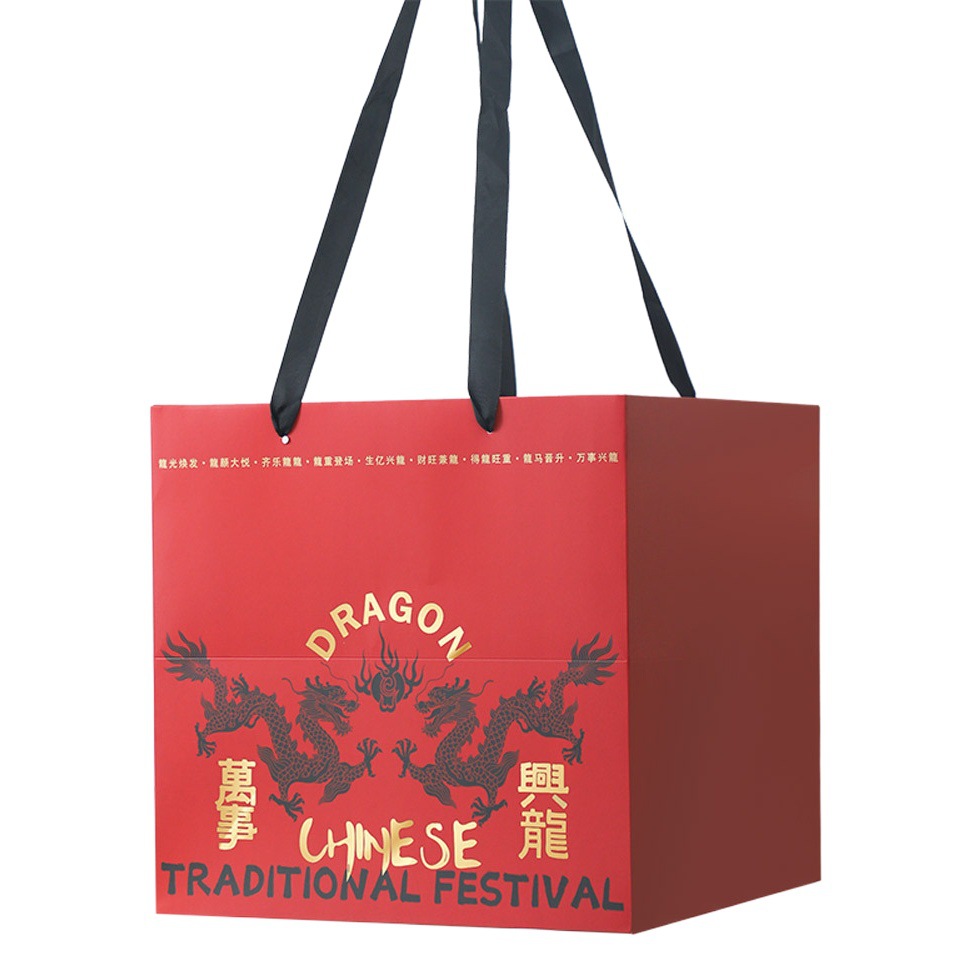 Bolsa de Mano de Año Nuevo 2025, Bolsa de Ramo con Diseño de Todo Saliendo Bien, Bolsa Decorativa de la Suerte, Bolsa de Regalo para Nochevieja, Bolsa de Flores al por Mayor