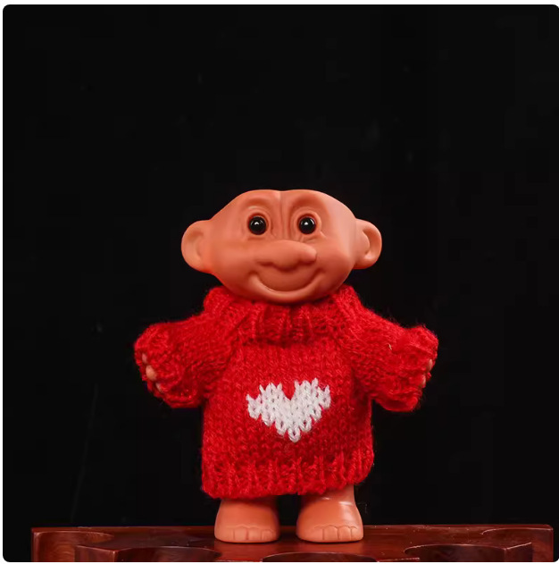 Encendedor suéter retro 90s sombrero troll muñeca dulce cool chica bungee cubierta de cigarrillos de silicona