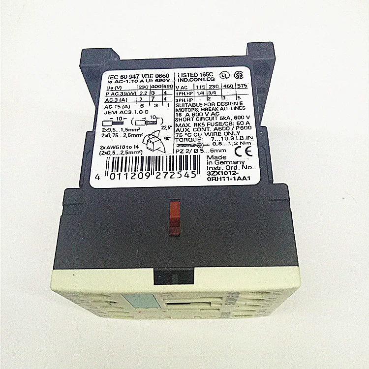 Оригинал 3RT1015-1bb41/3RT1015-1bb42/3RT1015-1AP01/3RT1017-1bb41